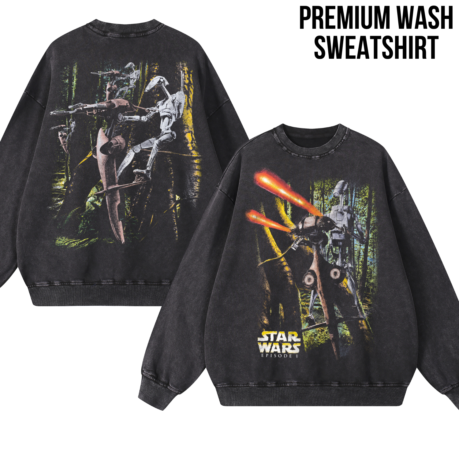 Star Wars Episode I Shirt – Star Wars The Phantom Menace Battle Droid STAP Double Sided Tee, Star Wars Fan Gift, Episode I Graphic Shirt, Star Wars Prequel Shirt
