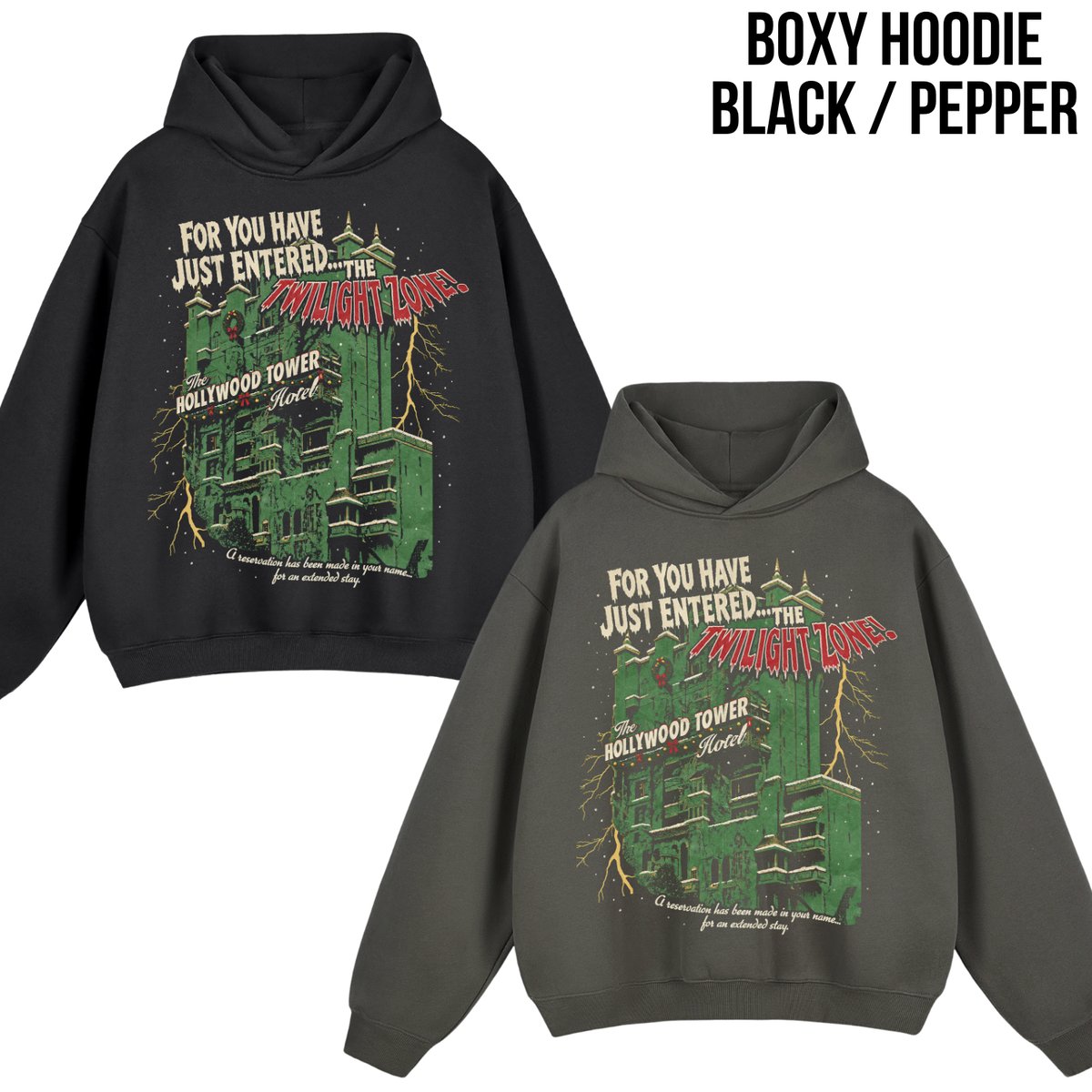 Tower of Terror Christmas Shirt – Hollywood Tower Hotel Twilight Zone Holiday Graphic Shirt, Disney Parks Holiday Fan Gift, Disney Christmas Ride Shirt, Disney Holiday Merch