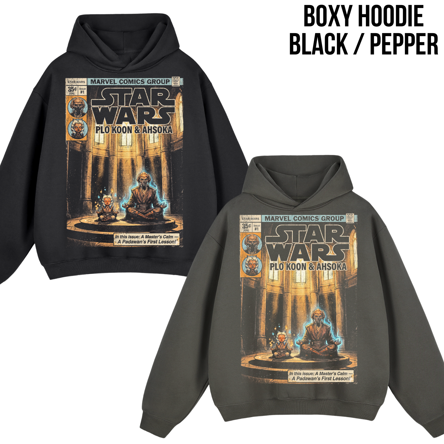 Plo Koon & Ahsoka Tano Clone Wars Shirt: Vintage Star Wars Tee