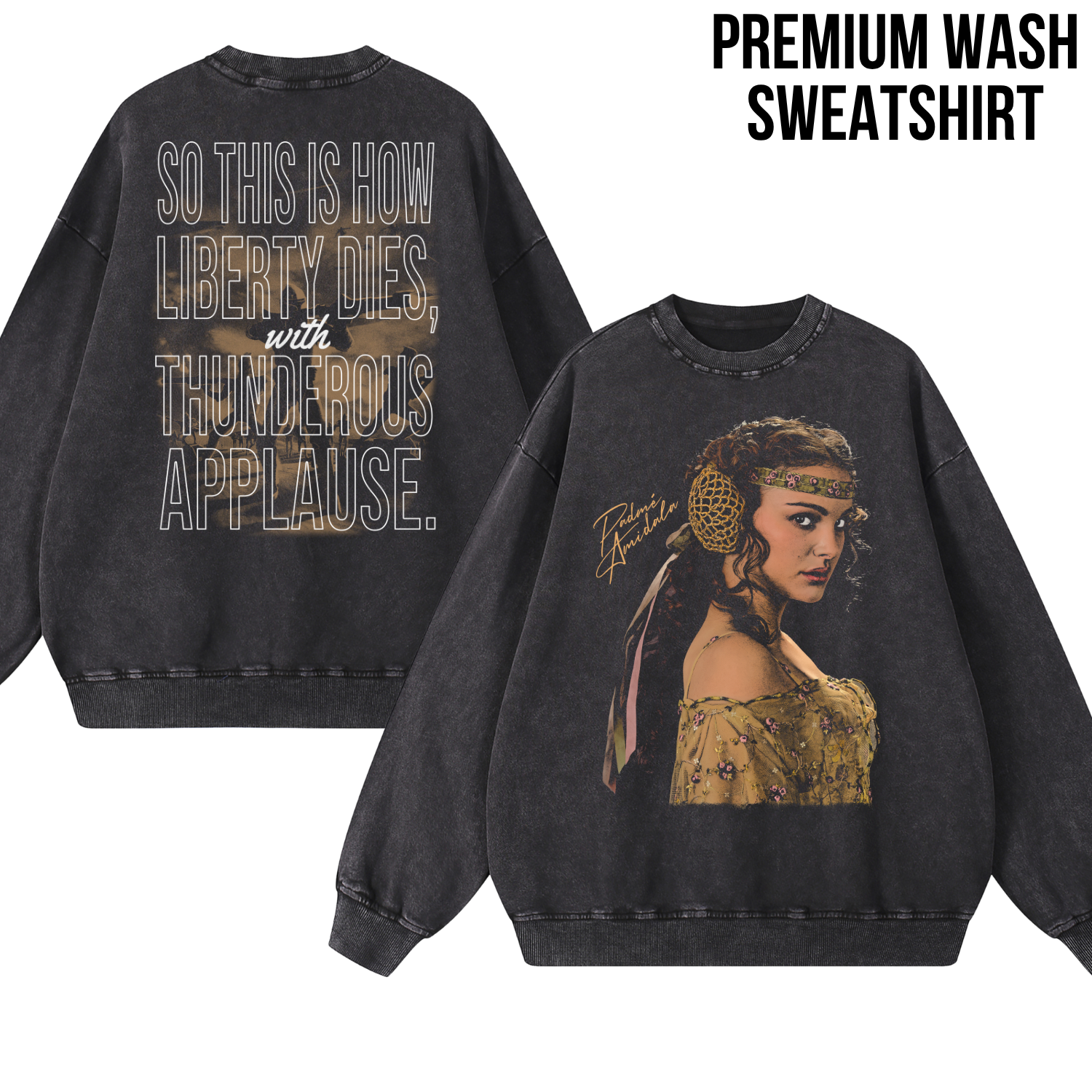 Star Wars Padme Amidala Shirt – So This Is How Liberty Dies Tee,
