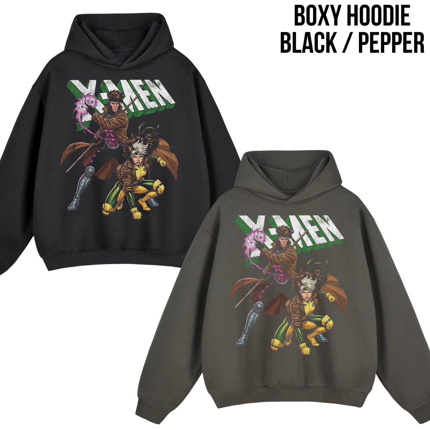 Marvel X-Men Gambit Rogue Shirt - Retro Marvel Mutant Tee