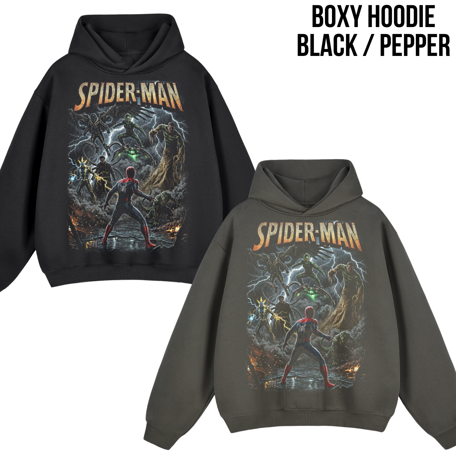 Vintage Spider-Man Sinister Six Shirt: Retro Marvel Villains Tee