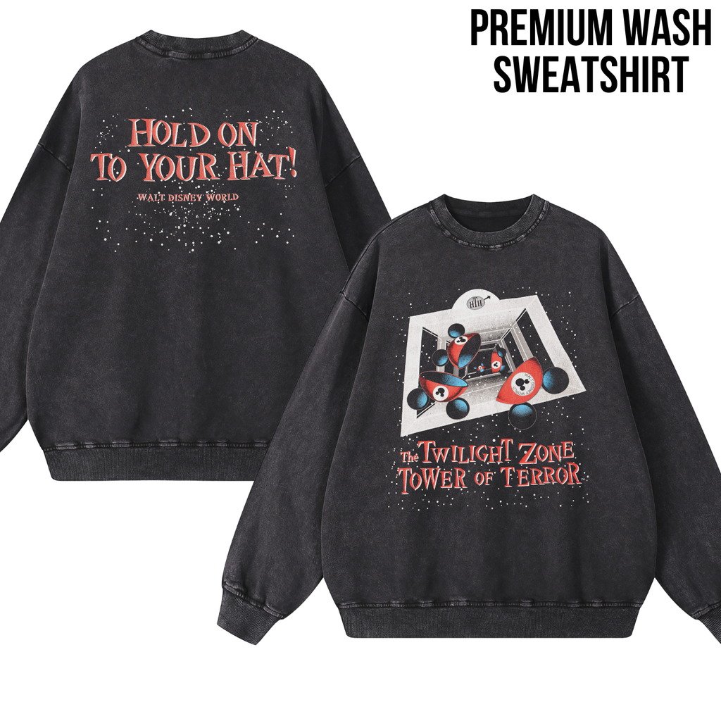 Vintage Tower of Terror Shirt – Twilight Zone Disney Ride Tee, Front Back Print Tee