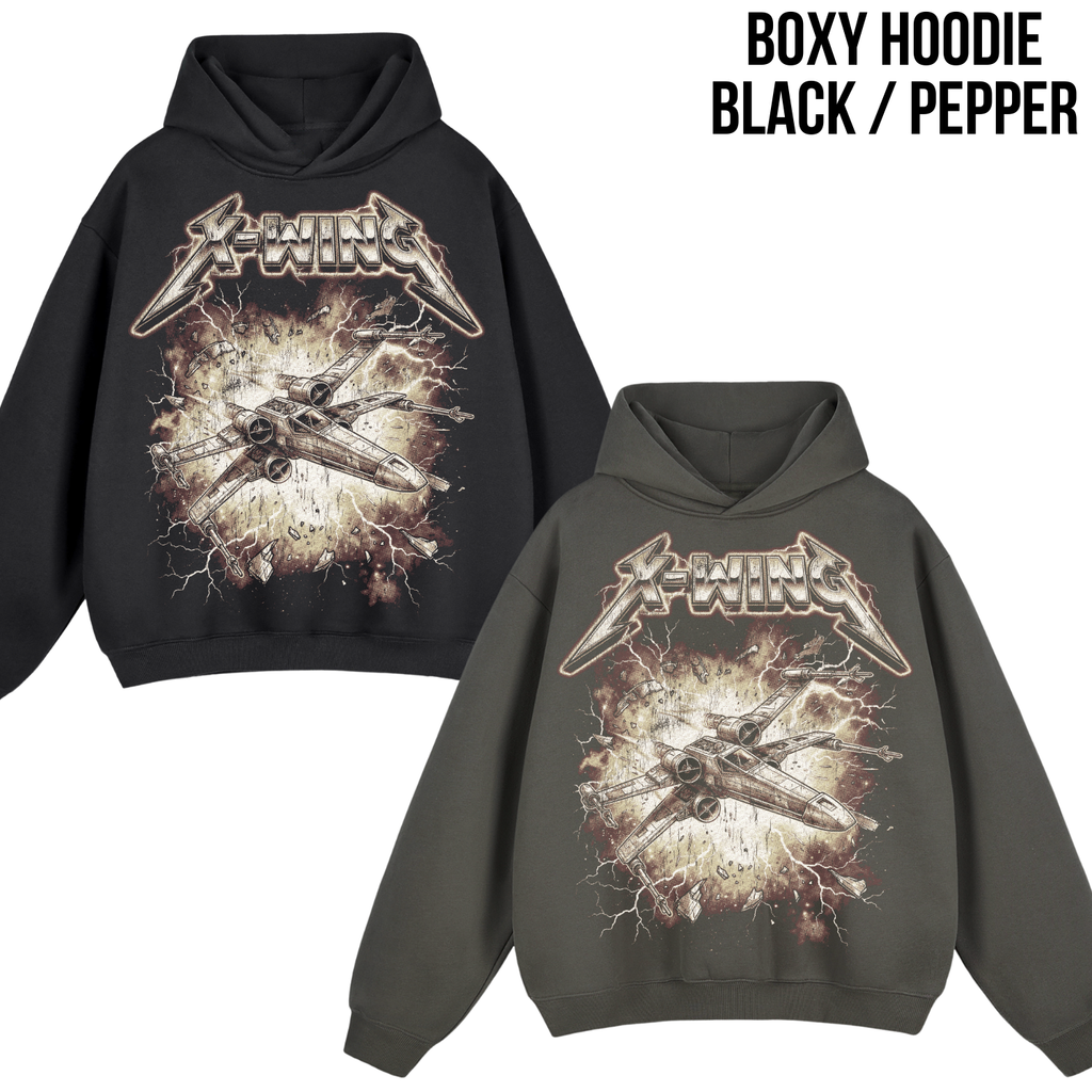 X-Wing Starfighter Shirt – Retro Star Wars Heavy Metal Tee