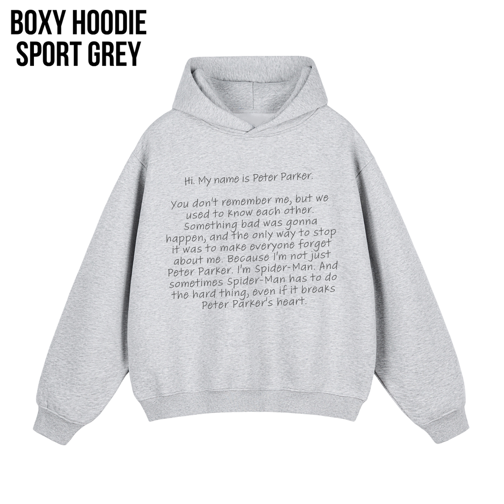 Spider-Man Shirt – Hi My Name Is Peter Parker Spider-Man No Way Home Quote Tee, Spider-Man Fan Gift, Tom Holland Spider-Man Shirt, Marvel Graphic Tee