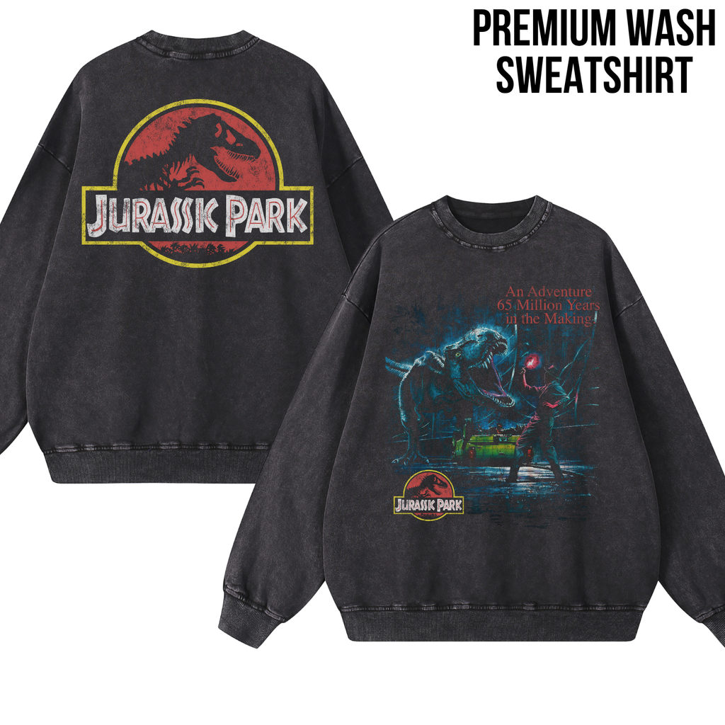 Jurassic Park Shirt – Double Sided T-Rex Graphic Tee, Jurassic Park Fan Gift, 65 Million Years In The Making Movie Shirt