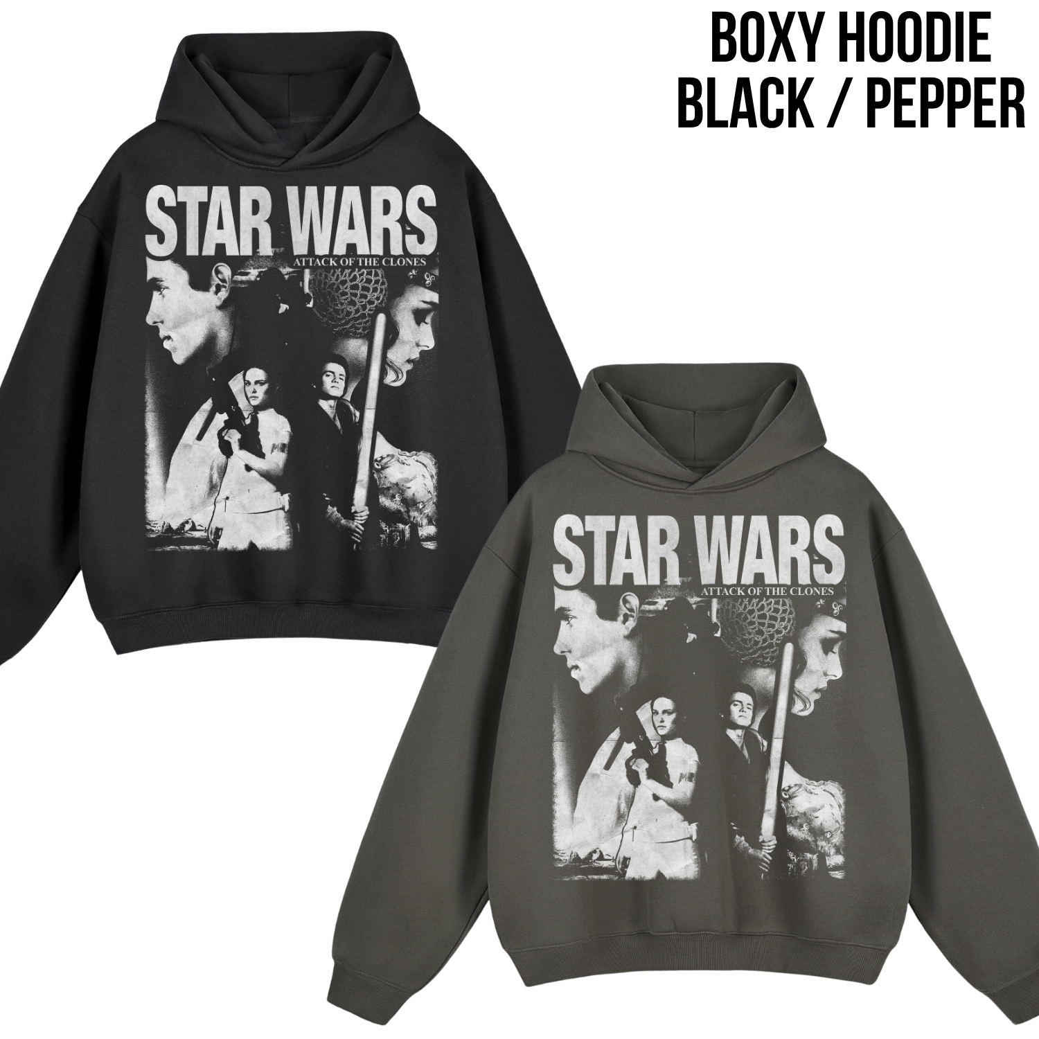 Retro Star Wars Shirt - Attack of the Clones Anakin Padme Shirt