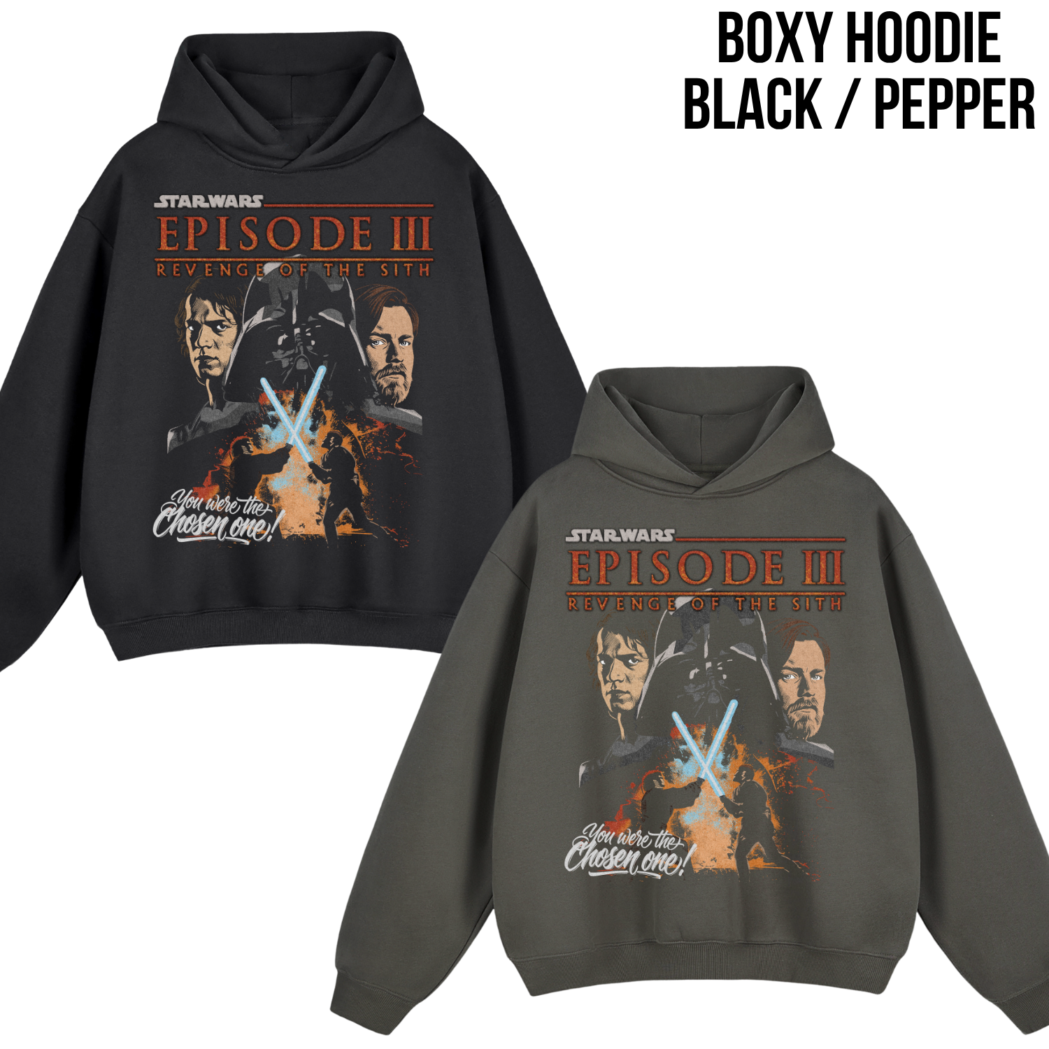 Star Wars Revenge of the Sith Shirt – Anakin vs Obi-Wan Graphic Tee, Episode III Vintage Shirt
