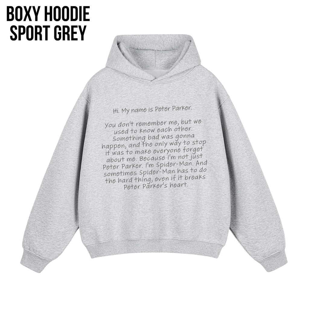 Spider-Man Shirt – Hi My Name Is Peter Parker Spider-Man No Way Home Quote Tee, Spider-Man Fan Gift, Tom Holland Spider-Man Shirt, Marvel Graphic Tee