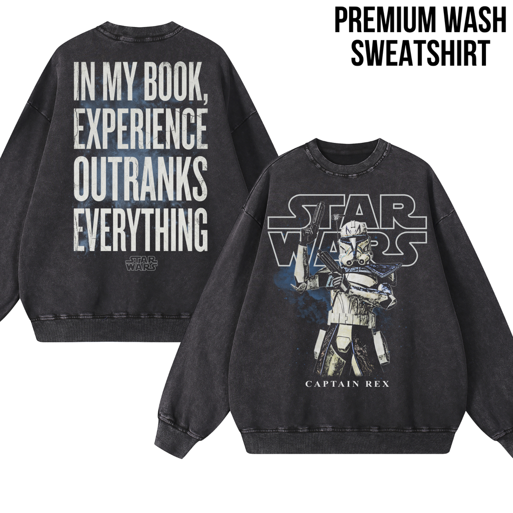 Star Wars Captain Rex Shirt – In My Book Experience Outranks Everything Tee