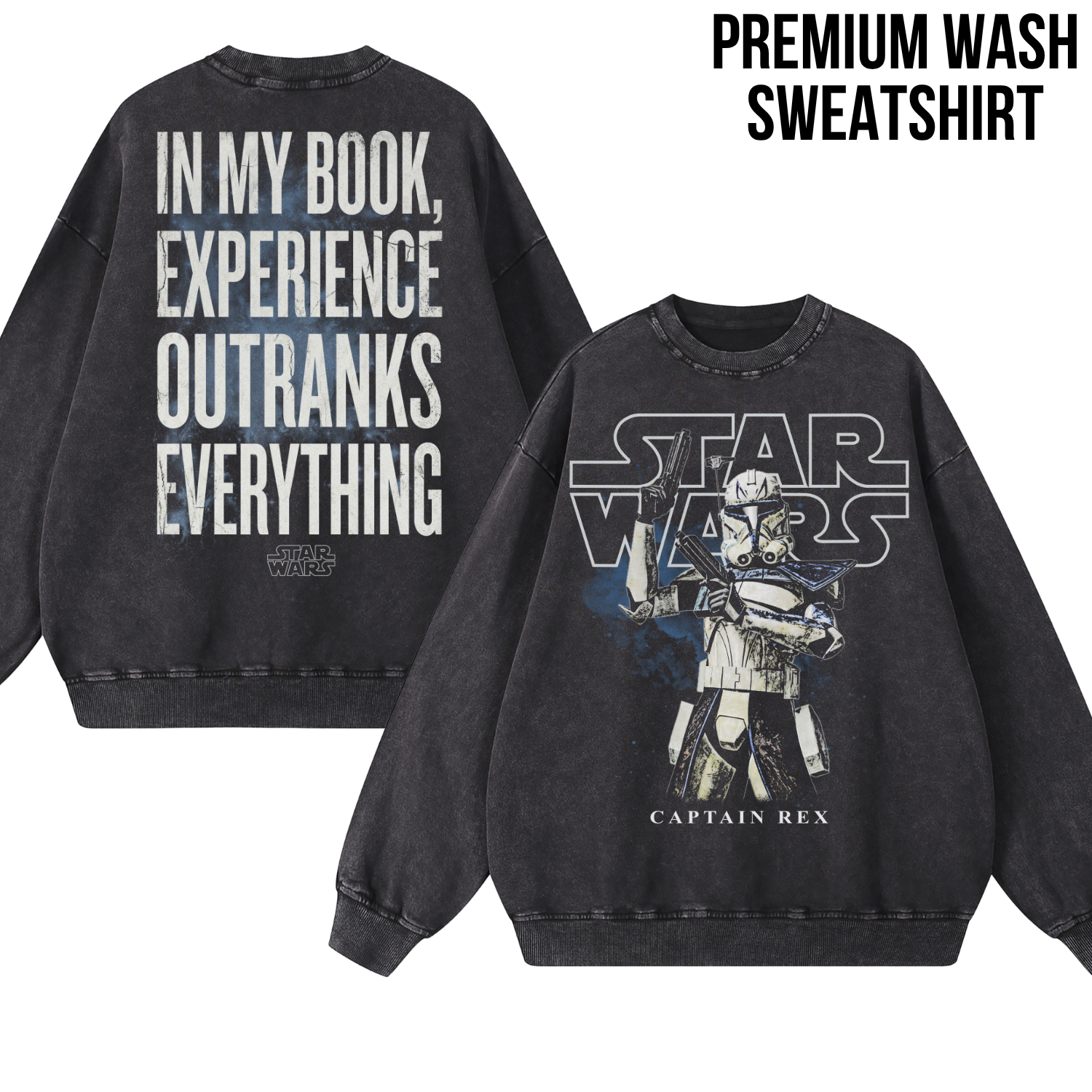 Star Wars Captain Rex Shirt – In My Book Experience Outranks Everything Tee