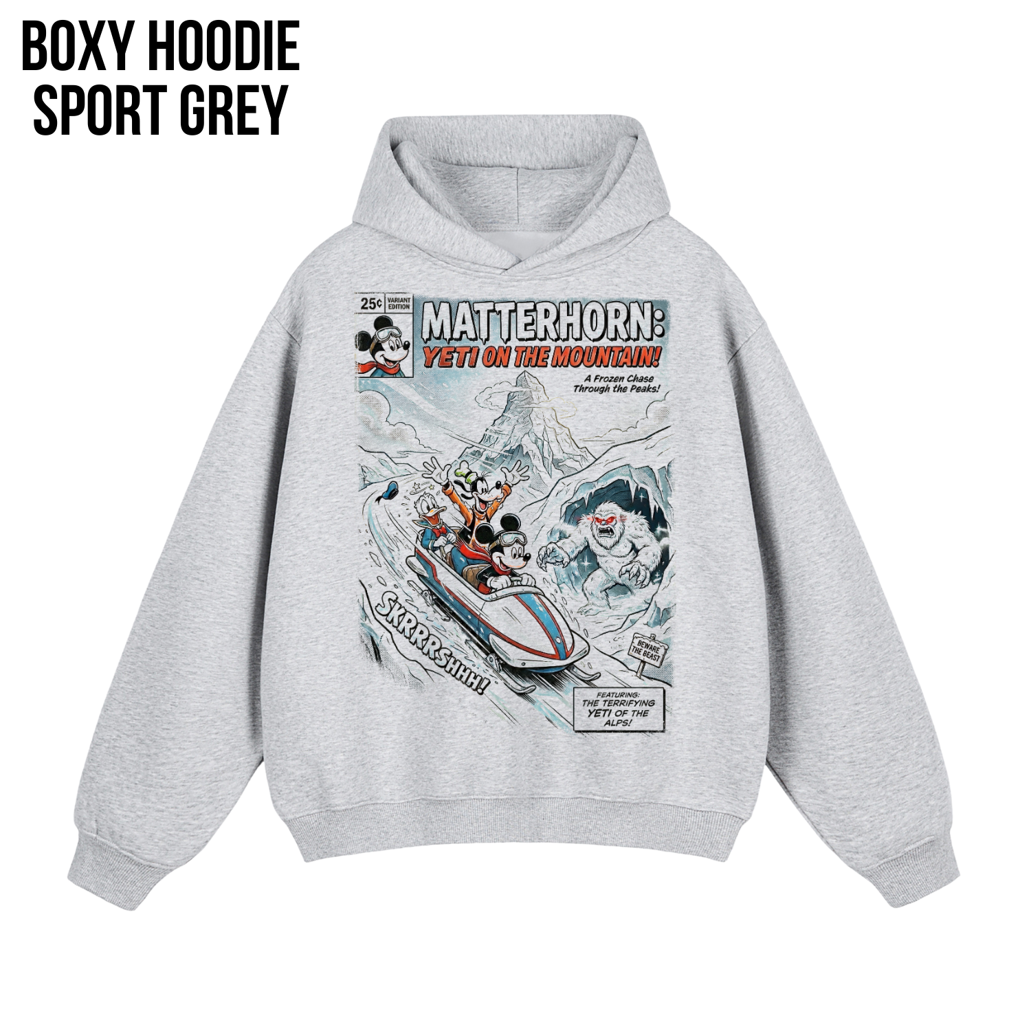 Disney Matterhorn Bobsleds Shirt - Mickey Donald Goofy Graphic