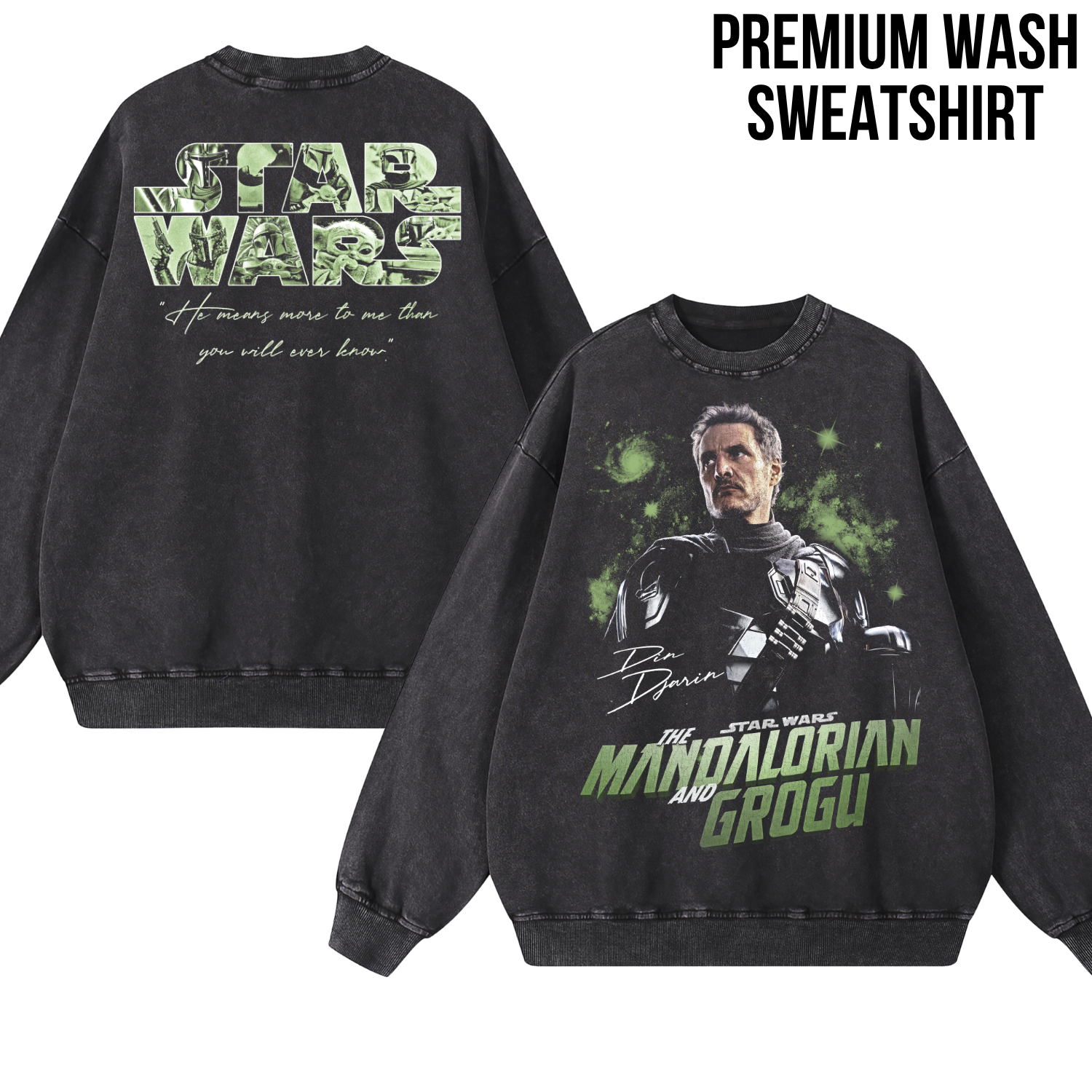 Mandalorian & Grogu Shirt – Star Wars Vintage Tee