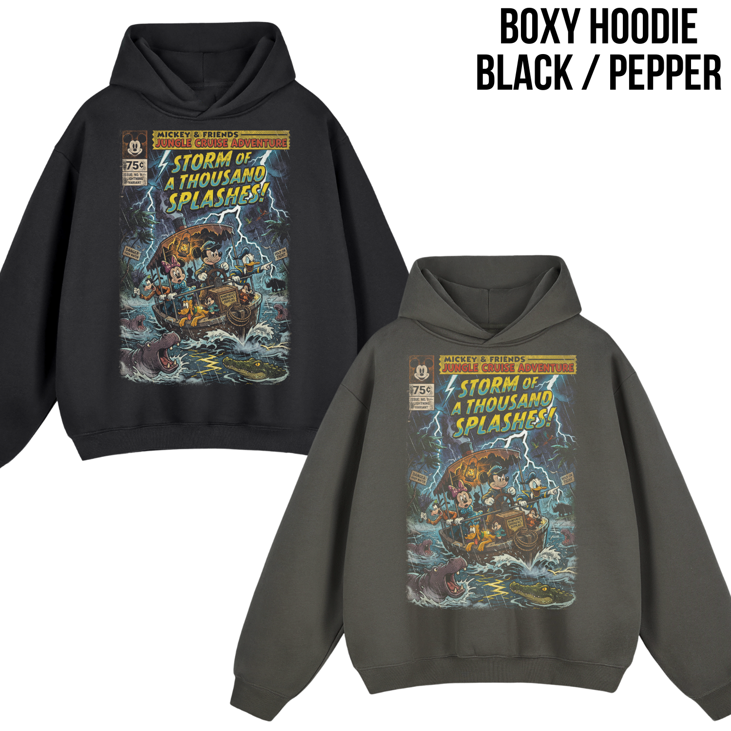 Mickey & Friends Jungle Cruise Adventure Shirt: Vintage Comic Disney Ride Tee