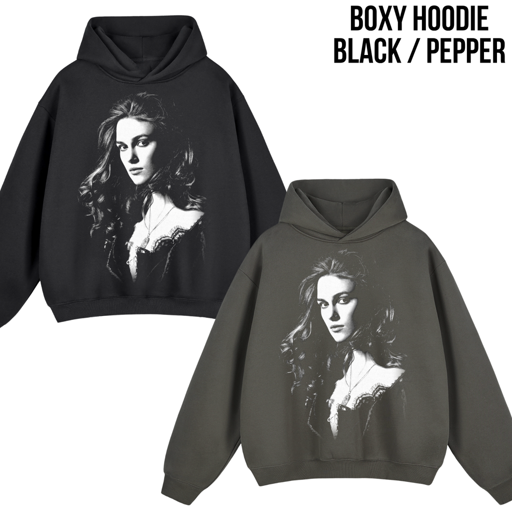 Elizabeth Swann Shirt – Fluch der Karibik Elizabeth Swann Portrait T-Shirt, Keira Knightley Piraten Fan Geschenk, Elizabeth Swann Grafik Shirt, Disney Piraten Shirt
