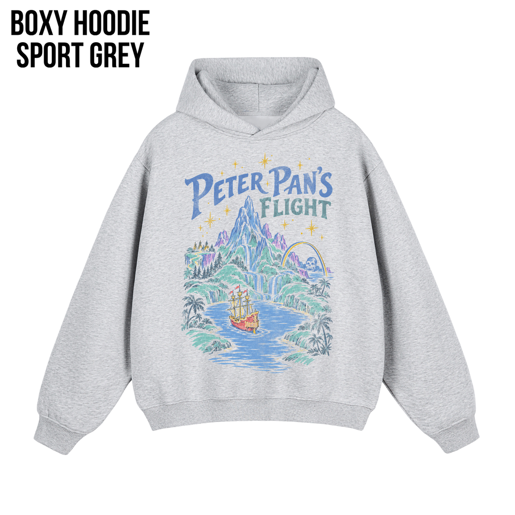 Peter Pan's Flight Shirt – Disney Peter Pan's Flight Neverland Vintage Graphic Shirt, Pirate Ship Ride Tee, Disney Parks Fan Gift, Disneyland Attraction Merch