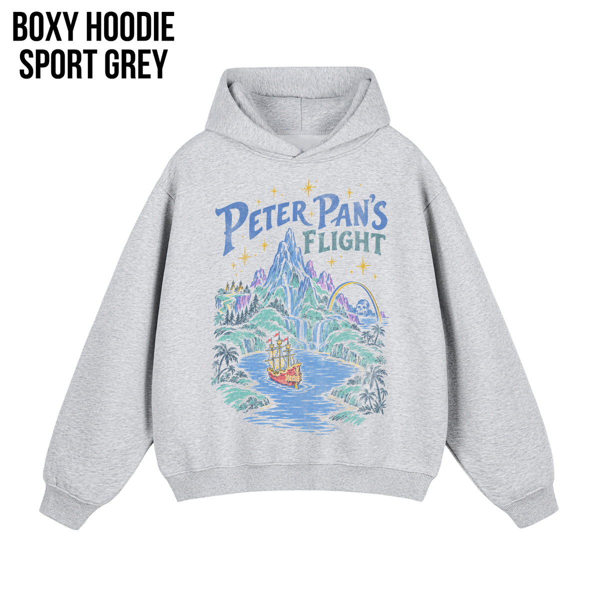 Peter Pan's Flight Shirt – Disney Peter Pan's Flight Neverland Vintage Graphic Shirt, Pirate Ship Ride Tee, Disney Parks Fan Gift, Disneyland Attraction Merch