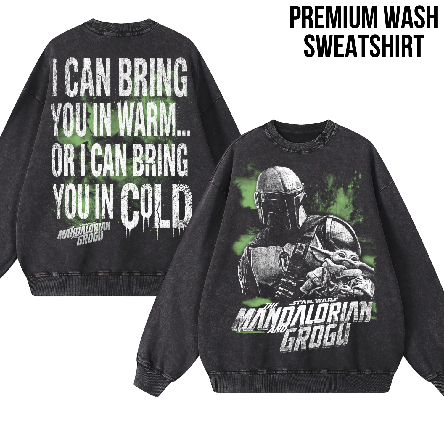 Mandalorian and Grogu Shirt: Din Djarin Star Wars Tee