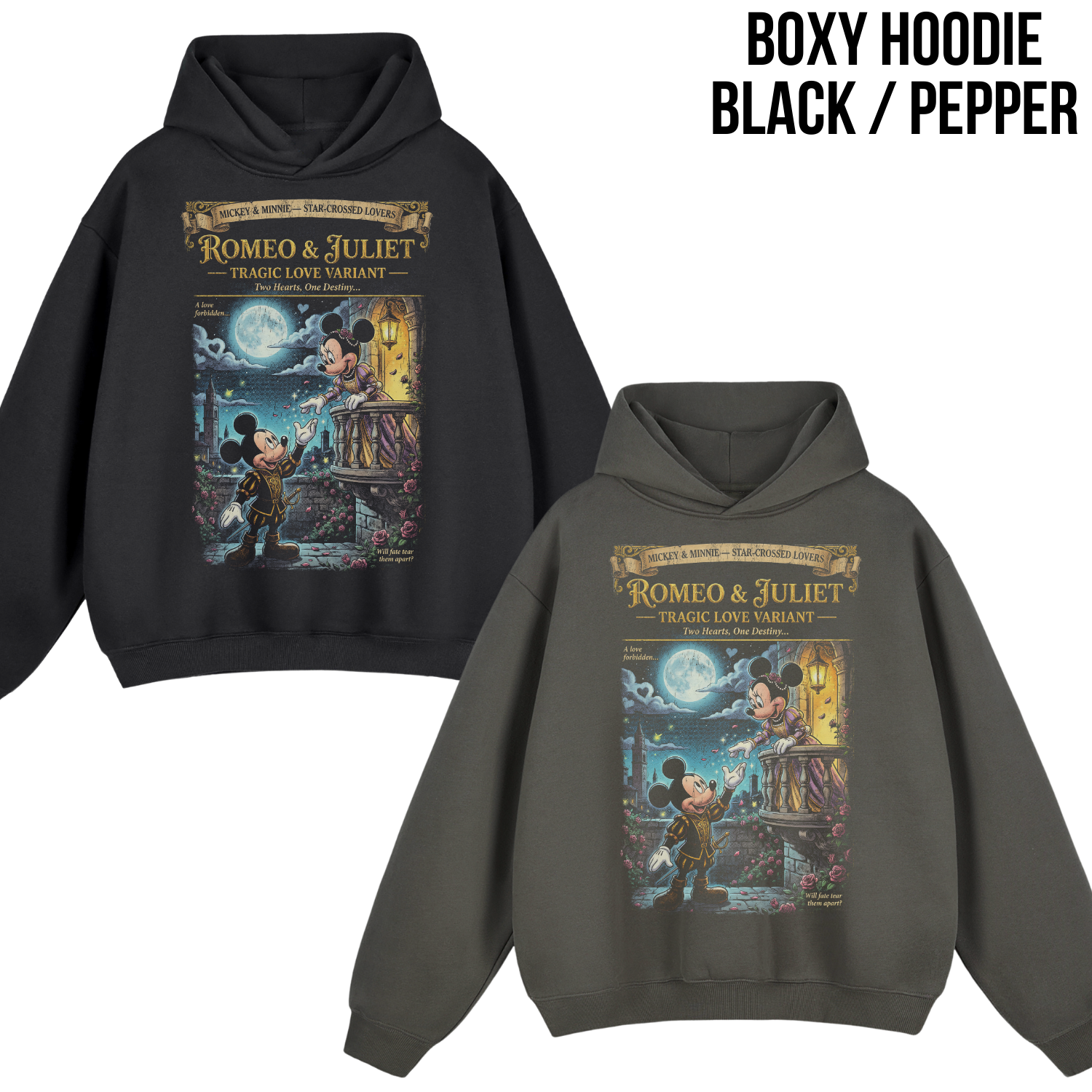 Vintage Mickey & Minnie Romeo & Juliet Shirt – Disney Love Story Variant