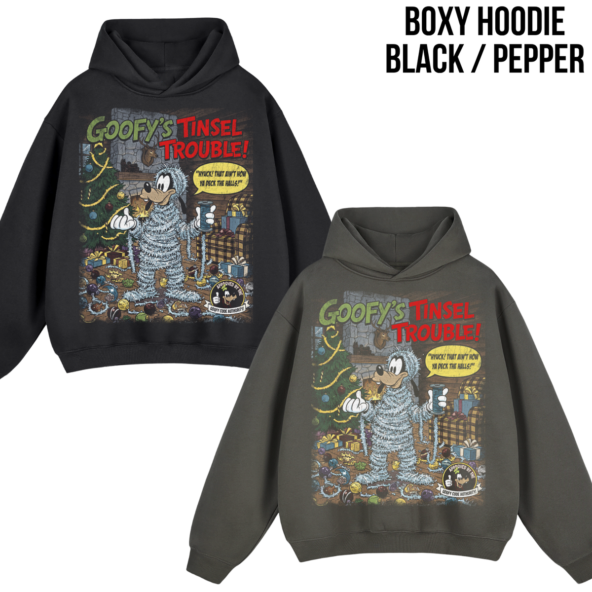 Goofy Christmas Shirt – Goofy's Tinsel Trouble Vintage Comic Graphic Shirt, Disney Goofy Holiday Fan Gift, Disney Christmas Comic Shirt, Disney Holiday Merch