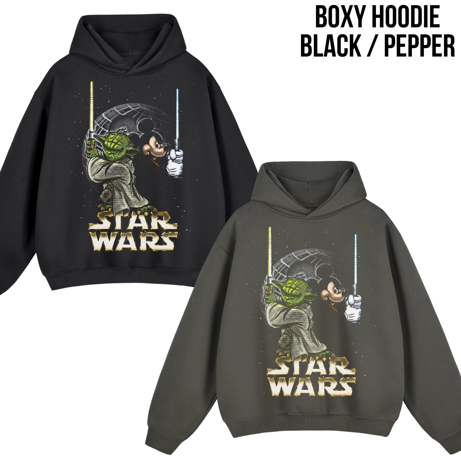 Vintage Mickey & Yoda Star Wars Shirt – Disney Graphic Tee