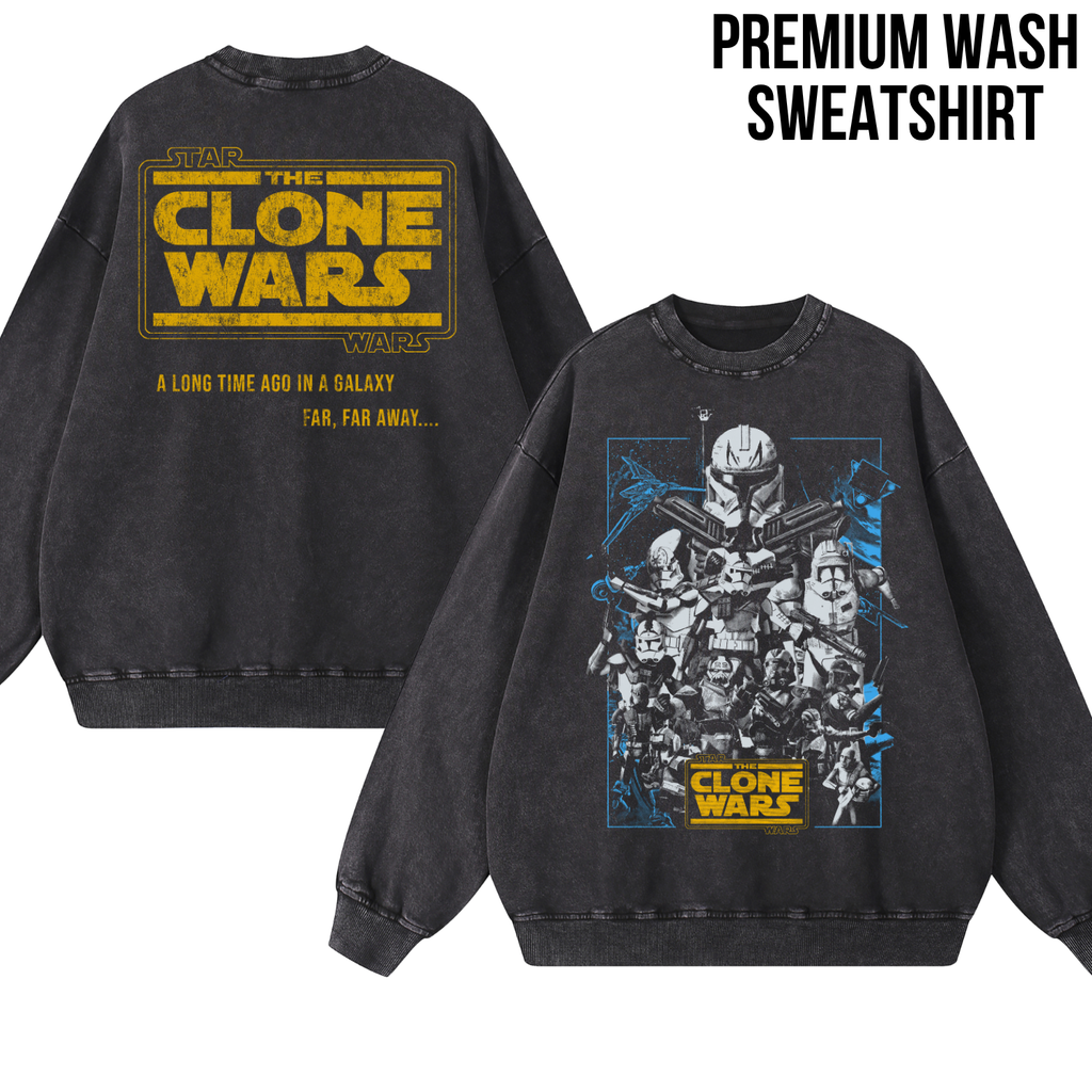 Star Wars Clone Wars Shirt – Star Wars The Clone Wars Clone Trooper Squad Double Sided Tee, Clone Wars Fan Gift, Star Wars Animated Graphic Shirt, Clone Trooper Shirt