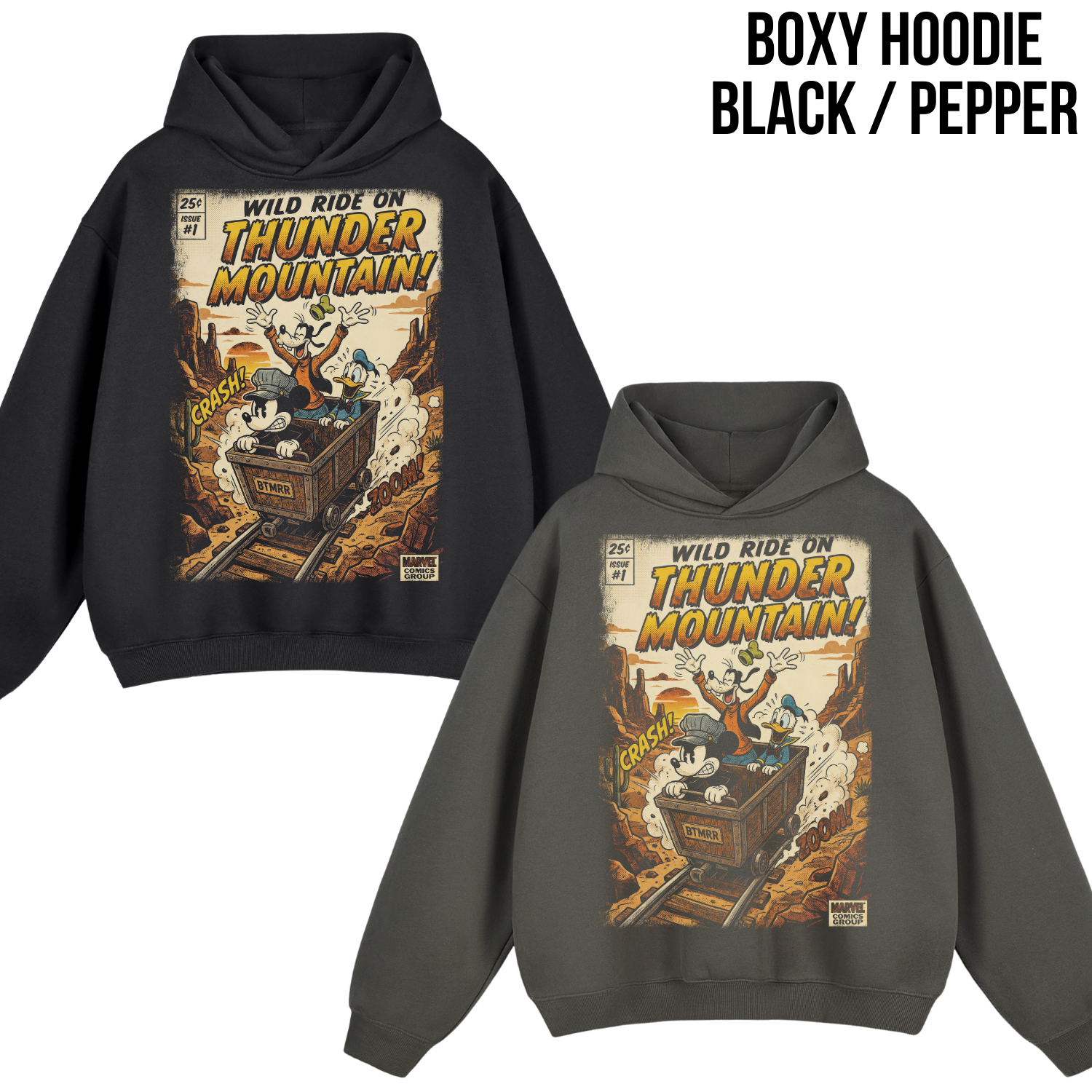 Big Thunder Mountain Shirt – Mickey, Goofy & Donald Vintage Disney Ride Tee