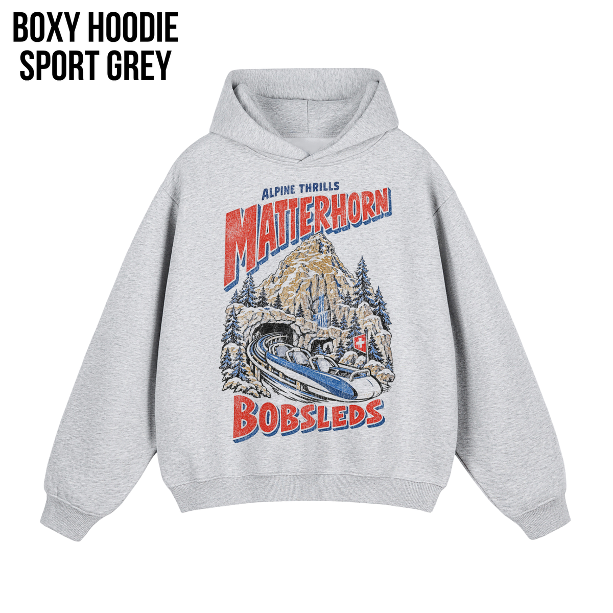 Matterhorn Bobsleds Shirt – Disneyland Alpine Thrills Ride Graphic Shirt, Disney Parks Fan Gift, Vintage Matterhorn Poster Shirt, Retro Disney Attraction Merch