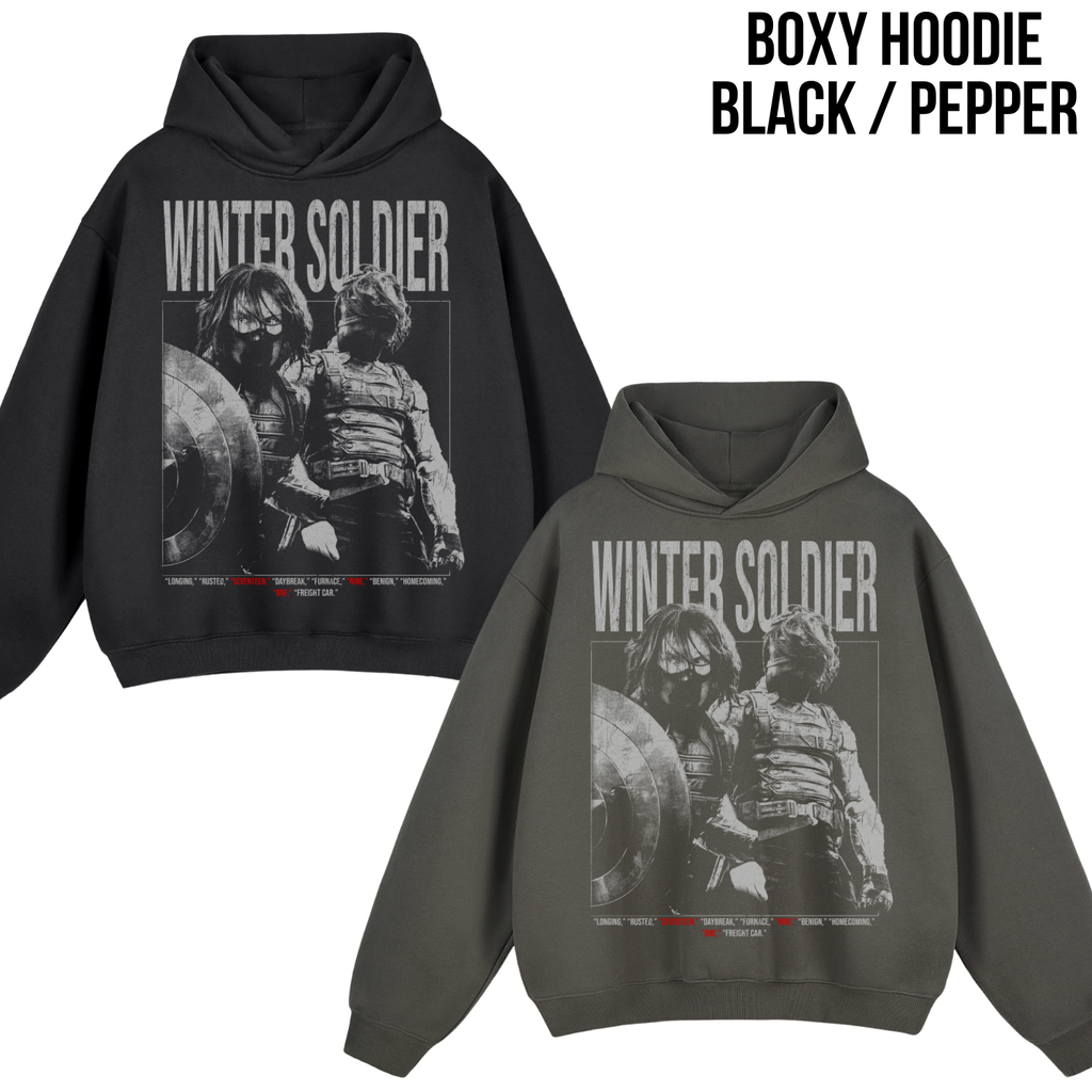 Vintage Winter Soldier Shirt – Bucky Barnes Marvel Graphic Tee