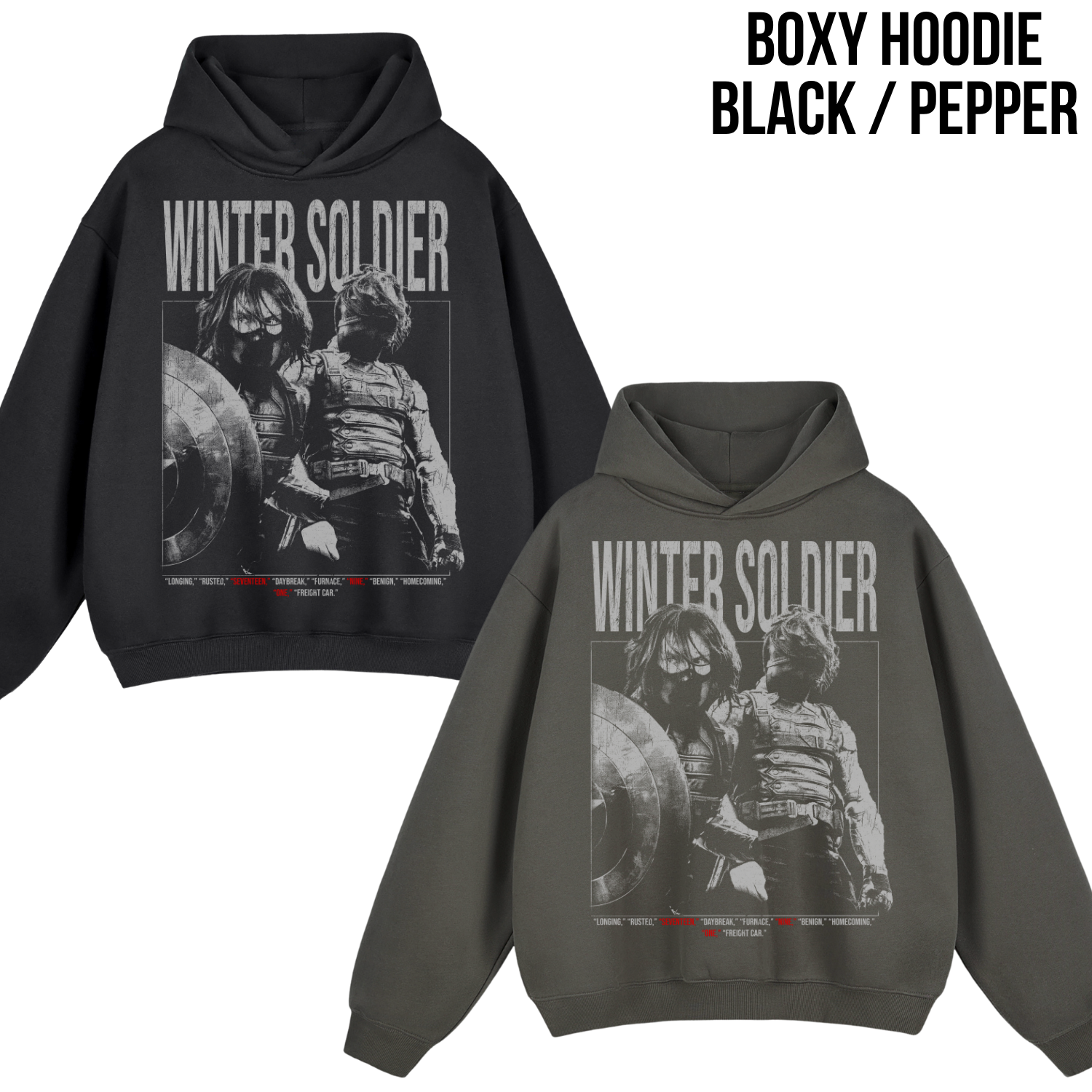 Vintage Winter Soldier Shirt – Bucky Barnes Marvel Graphic Tee