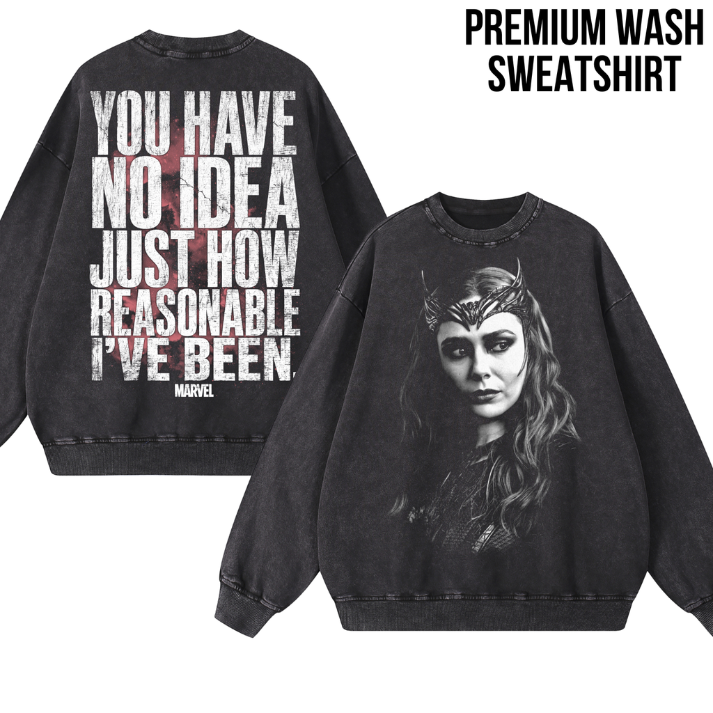 Scarlet Witch Shirt – Wanda Maximoff You Have No Idea Just How Reasonable I've Been Tee, Scarlet Witch Marvel Fan Gift, WandaVision Graphic Shirt, Marvel Villain Shirt