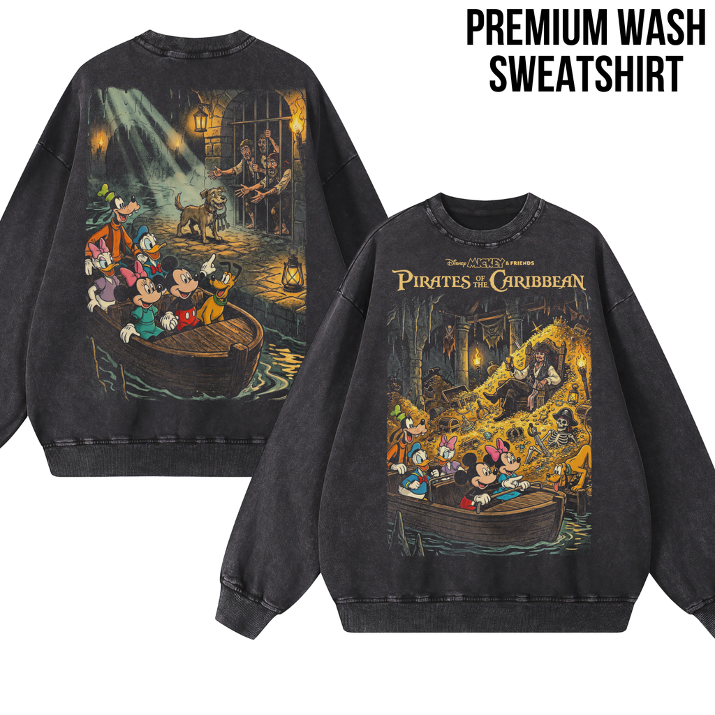 Mickey & Friends Pirates of the Caribbean Shirt: Disney Ride Tee