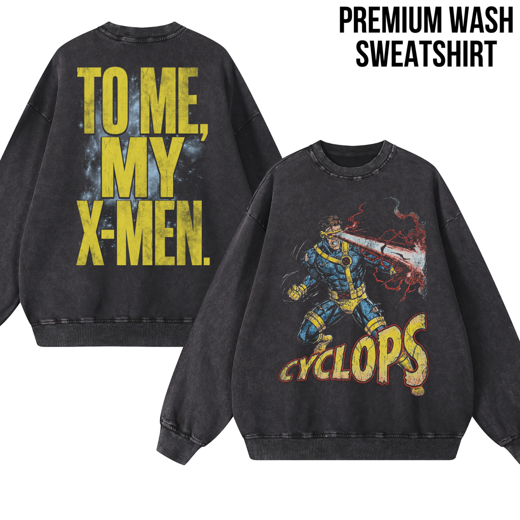 Cyclops X-Men Shirt – To Me My X-Men Cyclops Double Sided Tee, Cyclops Marvel Fan Geschenk, X-Men Comic Grafik Shirt, Marvel Mutant Tee