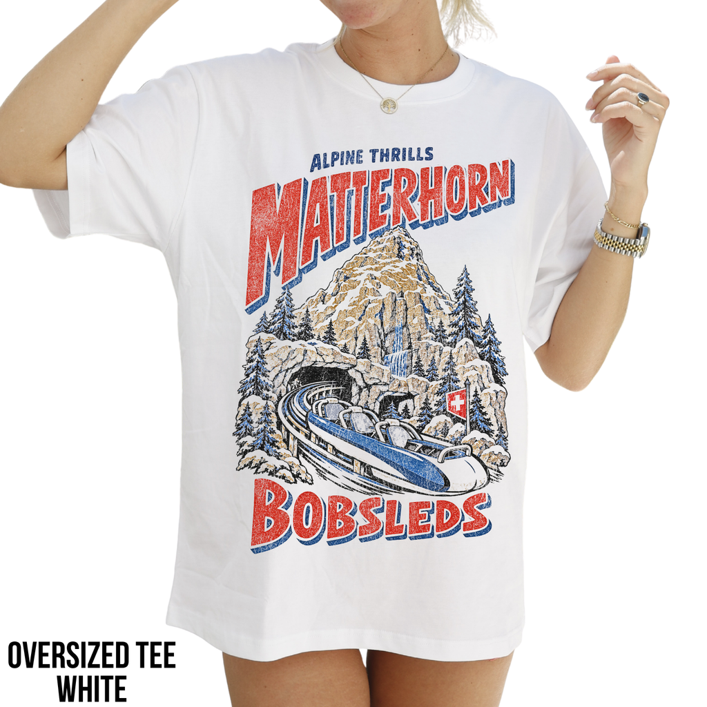 Matterhorn Bobsleds Shirt – Disneyland Alpine Thrills Ride Graphic Shirt, Disney Parks Fan Gift, Vintage Matterhorn Poster Shirt, Retro Disney Attraction Merch