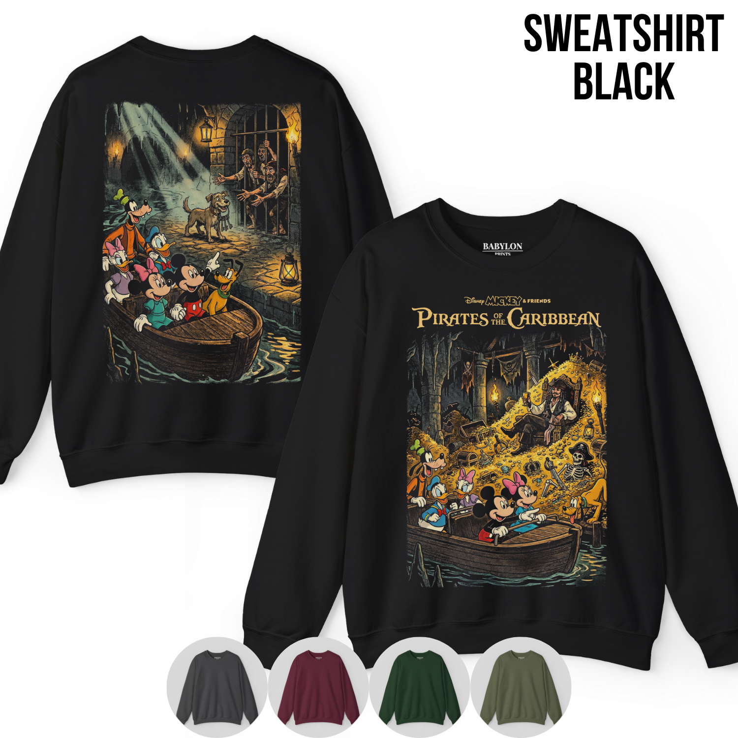 Mickey & Friends Pirates of the Caribbean Shirt: Disney Ride Tee