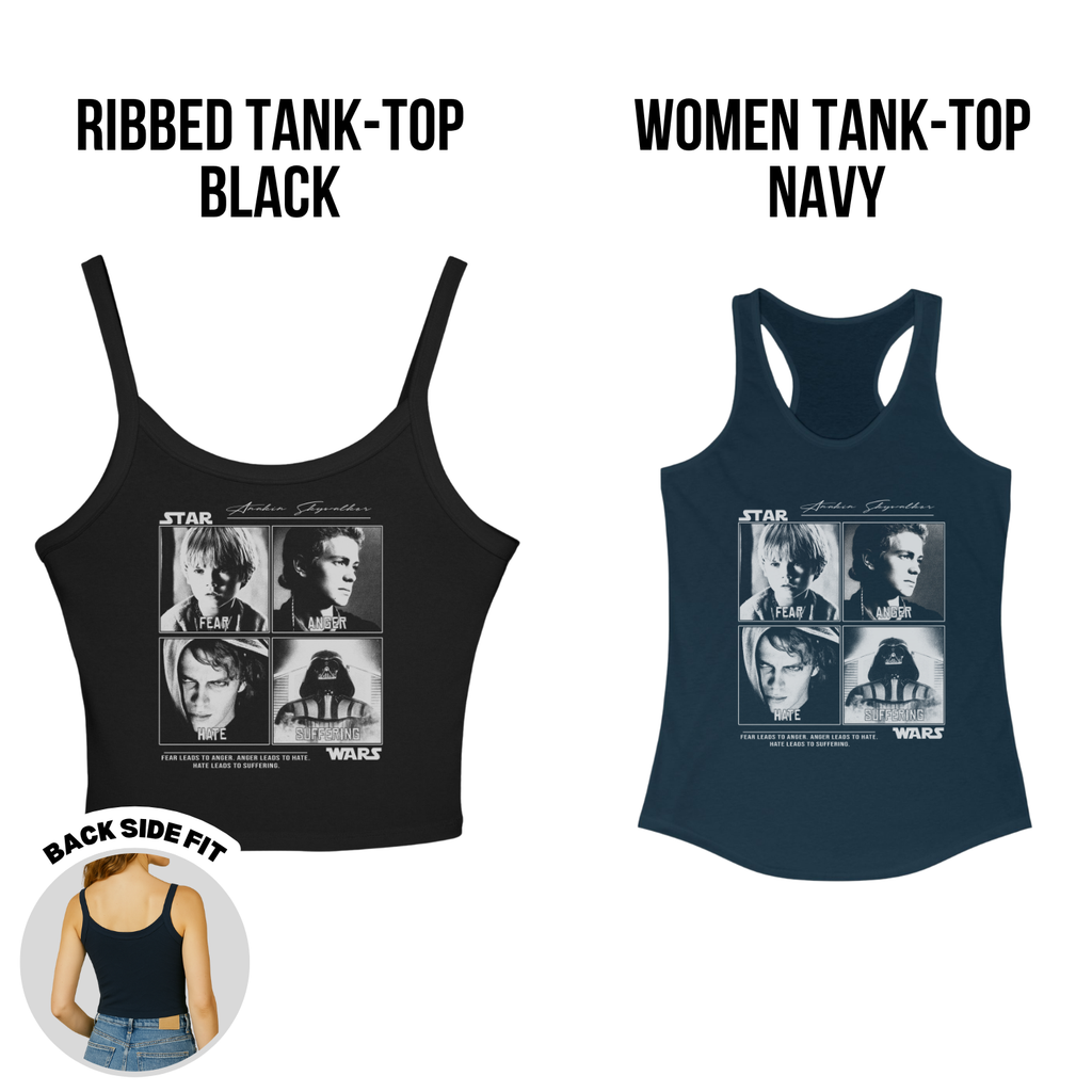 Anakin Skywalker Evolution Tee | Star Wars Prequels Vintage Style Shirt