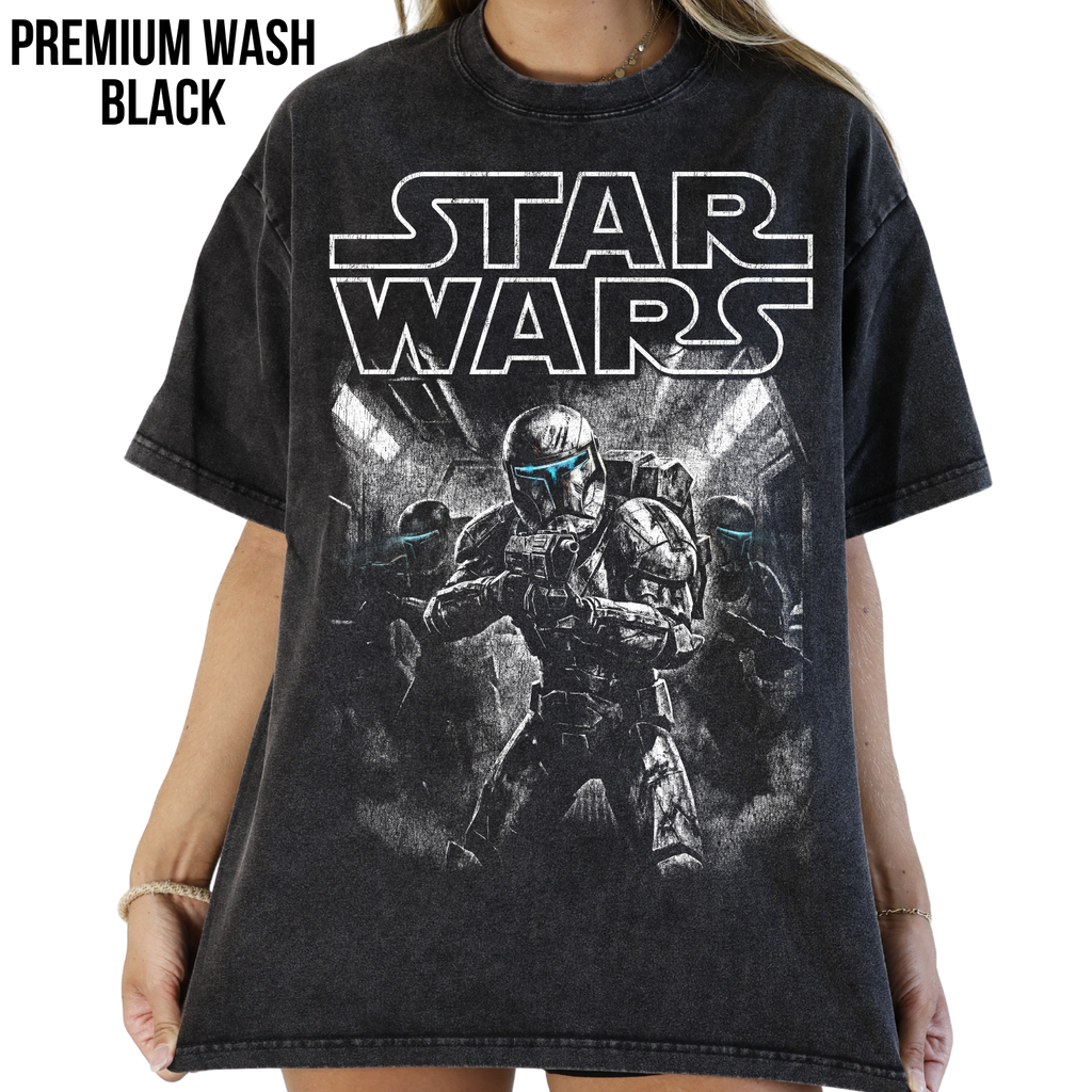 Star Wars Clone Commando Shirt: Delta Squad Vintage Tee