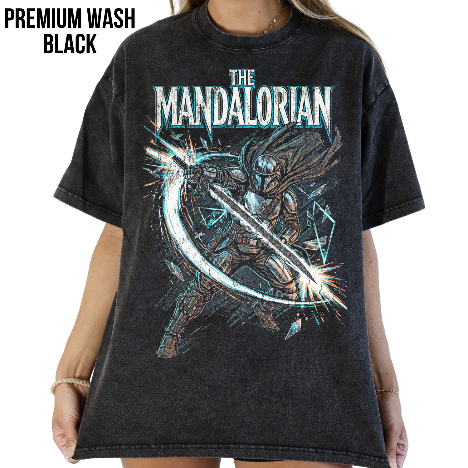 The Mandalorian Darksaber Shirt — Din Djarin Star Wars Tee