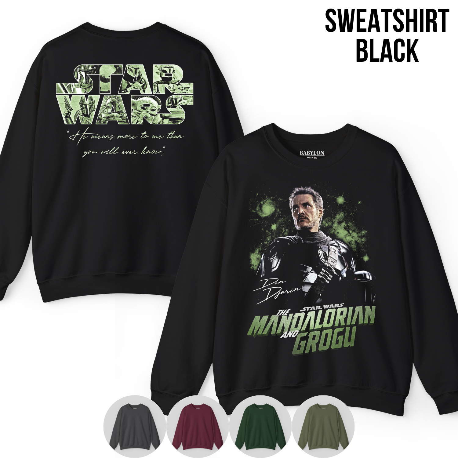 Mandalorian & Grogu Shirt – Star Wars Vintage Tee