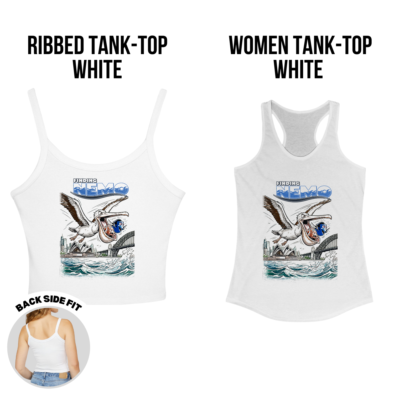 Finding Nemo Shirt – Vintage Marlin & Dory Sydney Rescue Tee