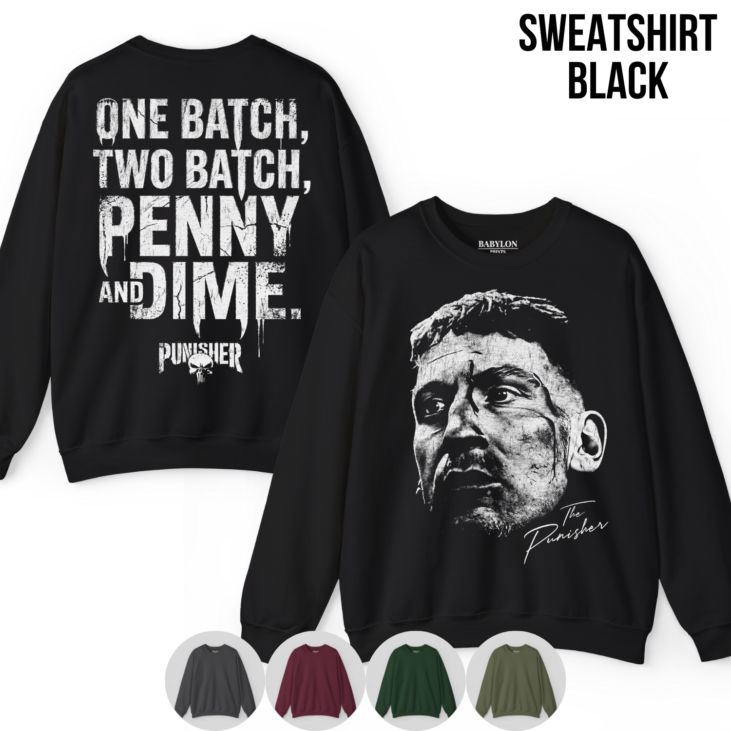 The Punisher Shirt — Penny and Dime Frank Castle Tee