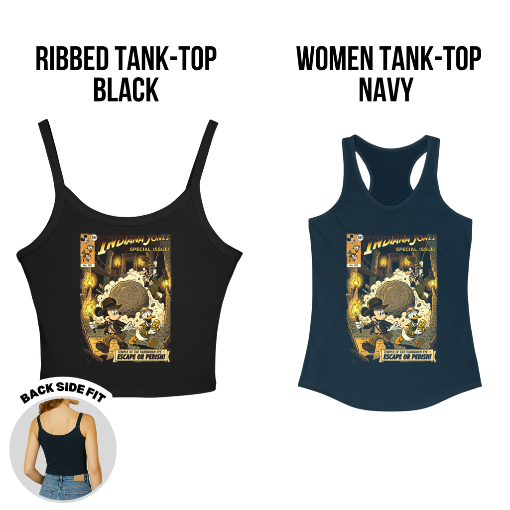 Indiana Jones Mickey Goofy Donald Shirt – Temple of the Forbidden Eye Adventure Tee