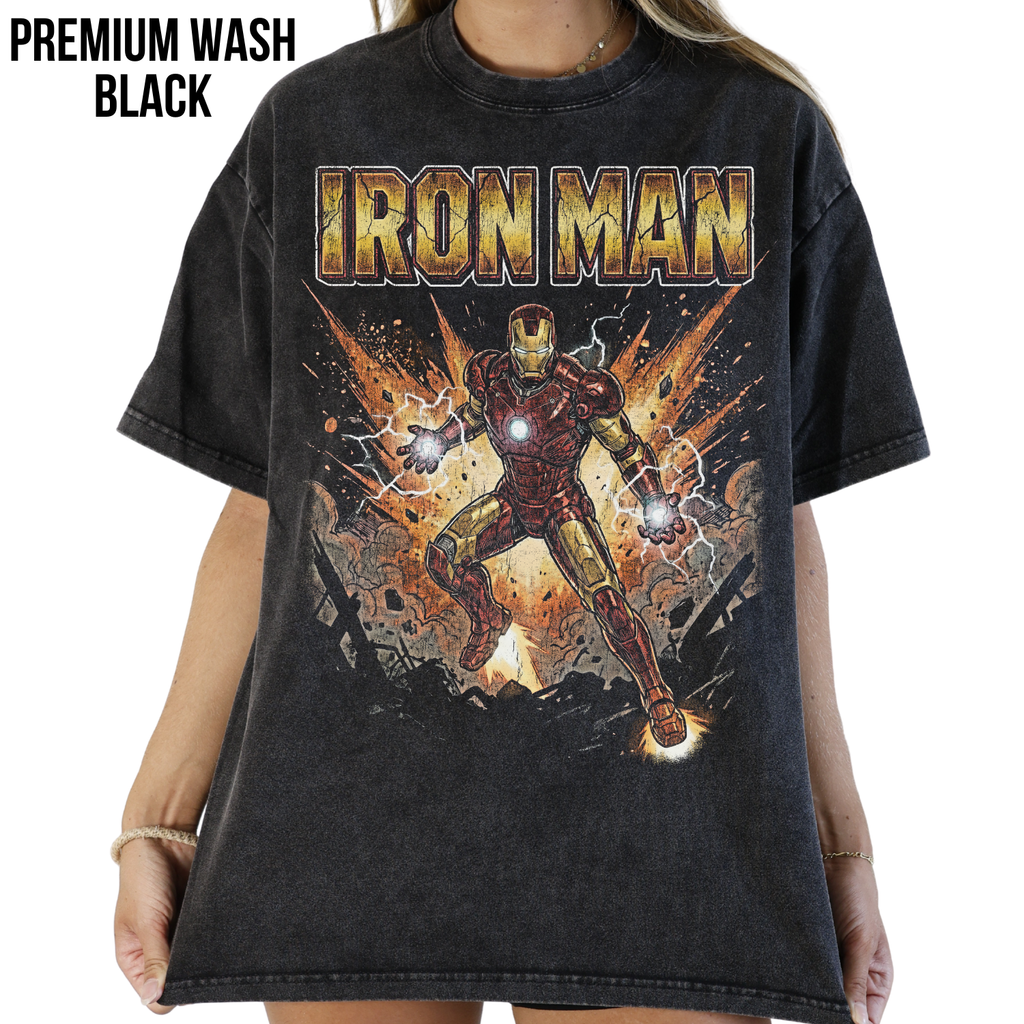 Vintage Iron Man Shirt: Retro Marvel Tony Stark Tee