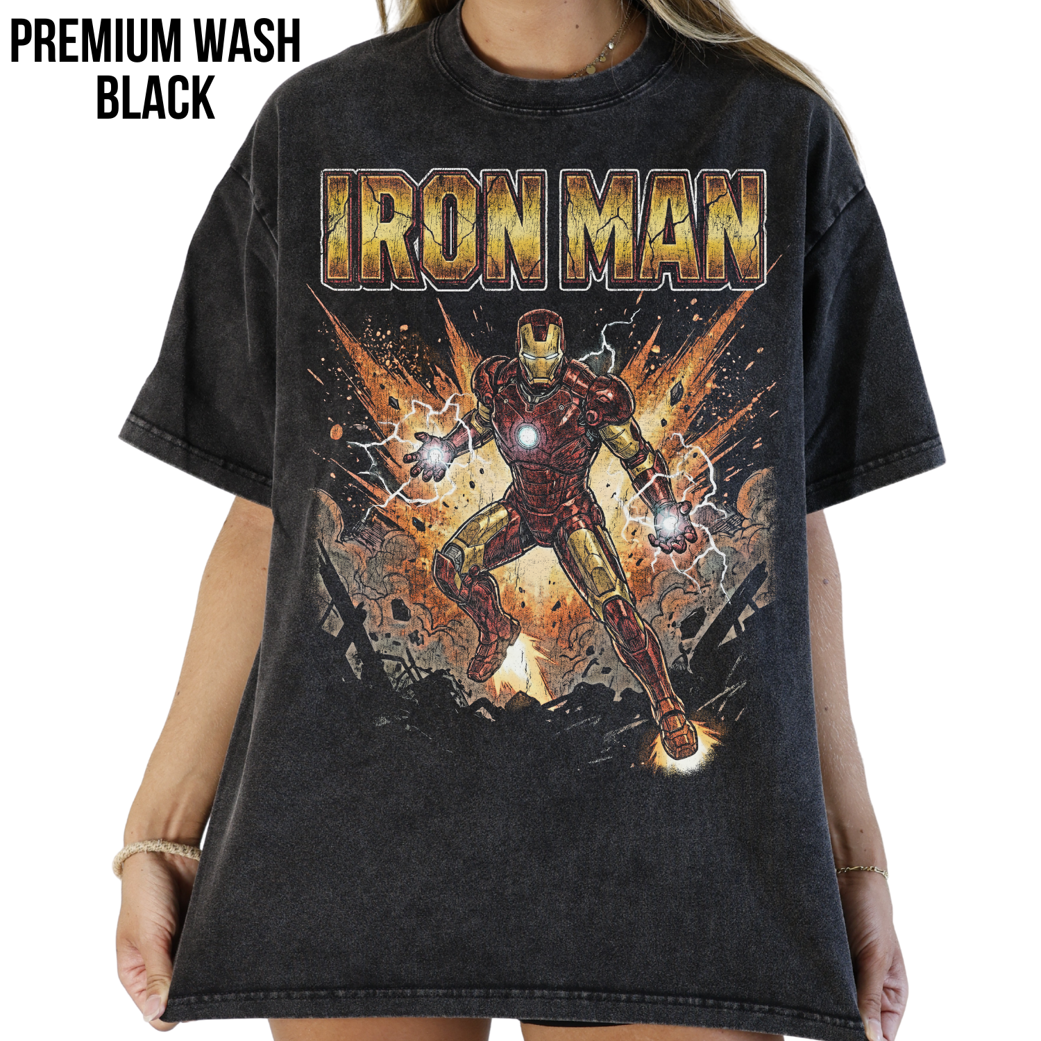 Vintage Iron Man Shirt: Retro Marvel Tony Stark Tee