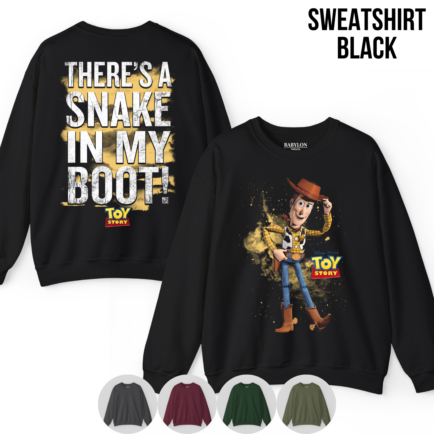 Toy Story Woody Shirt – There’s a Snake in My Boot Tee