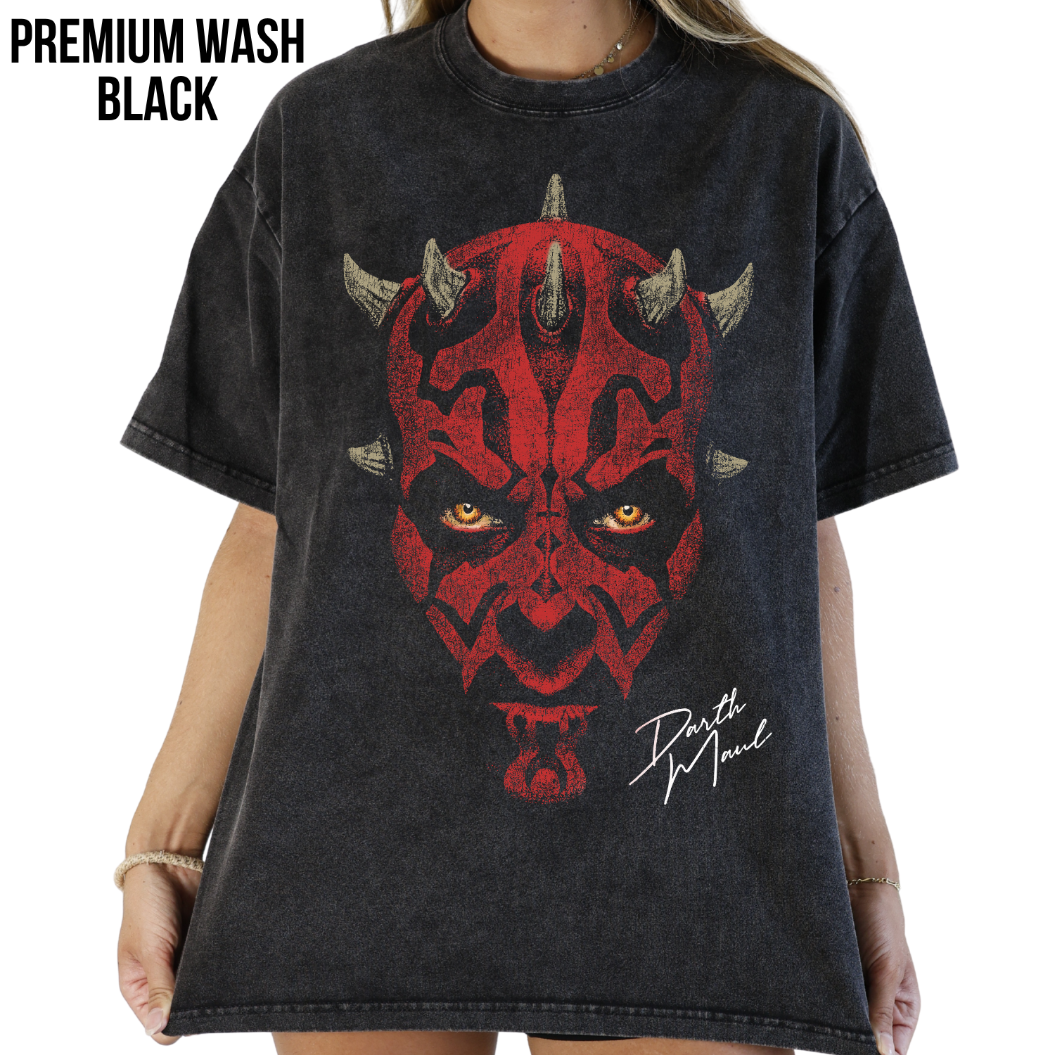 Vintage Star Wars Darth Maul Shirt - Shadow Lord Tee