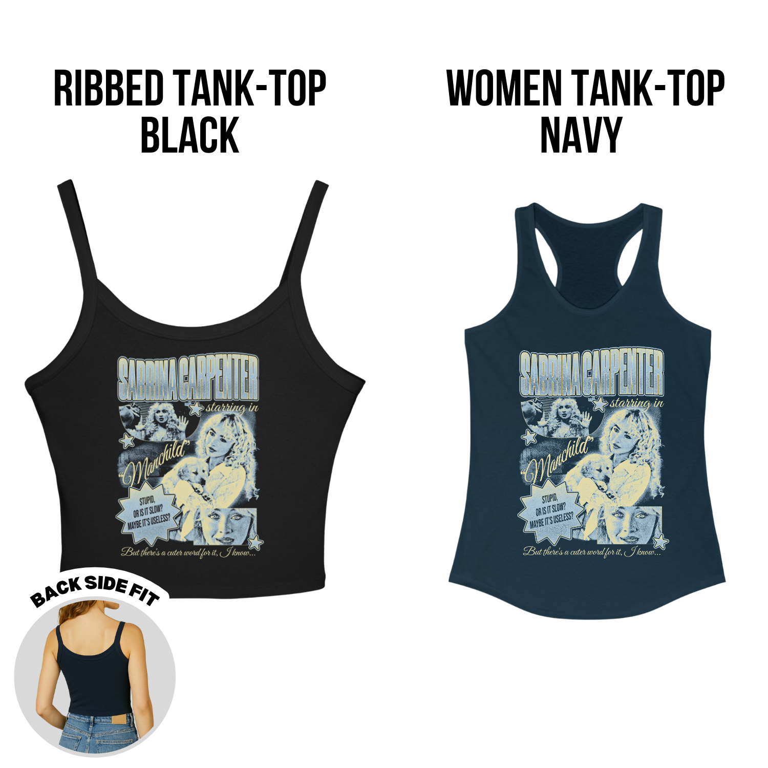 Sabrina Carpenter “Manchild” Vintage Graphic Shirt | Man's Best Friend Album