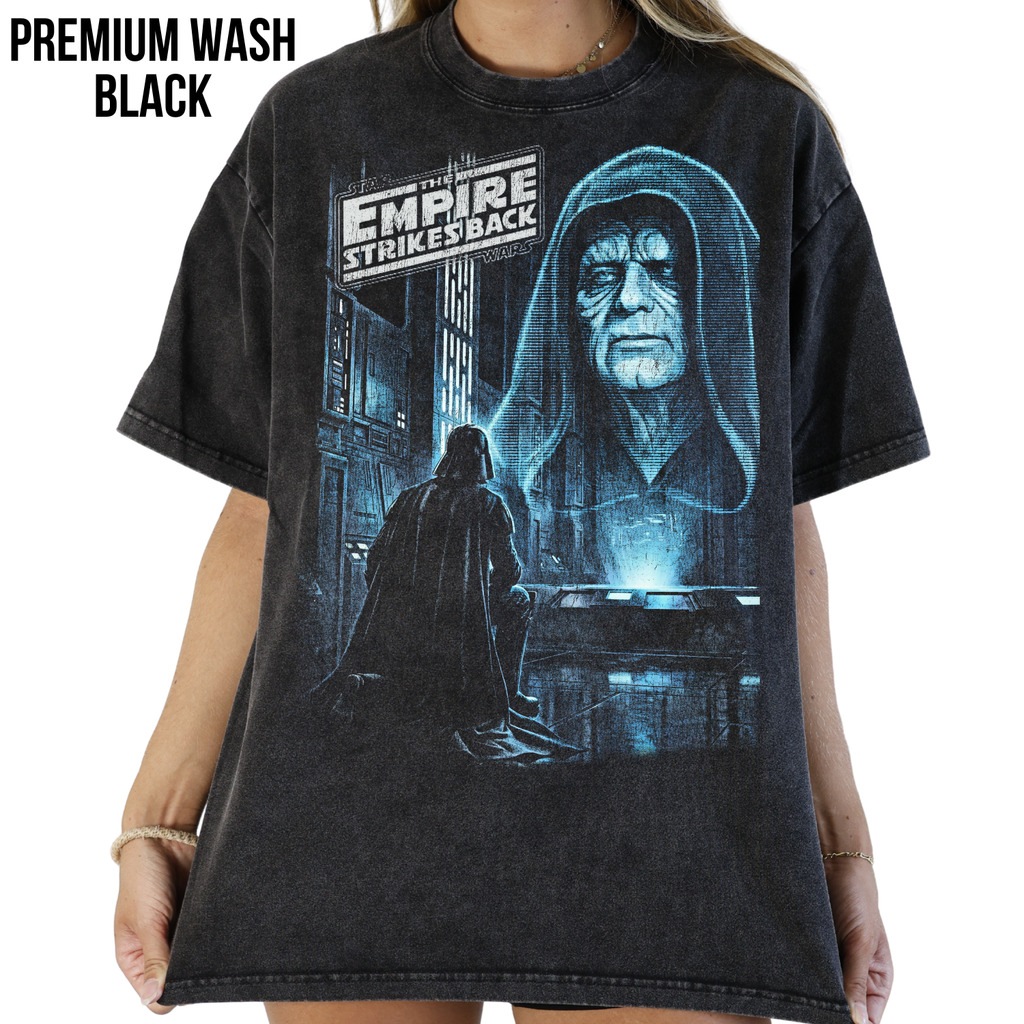 Star Wars Emperor Palpatine & Darth Vader Shirt: Vintage Empire Strikes Back Tee