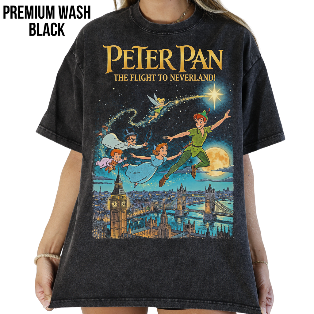 Peter Pan The Flight to Neverland Shirt | Vintage Disney Tee