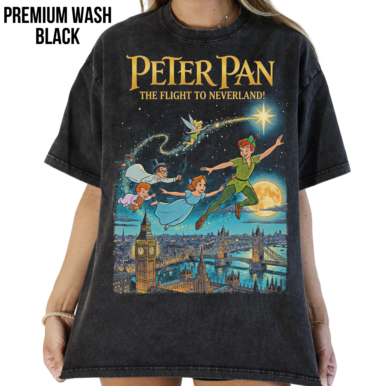 Peter Pan The Flight to Neverland Shirt | Vintage Disney Tee